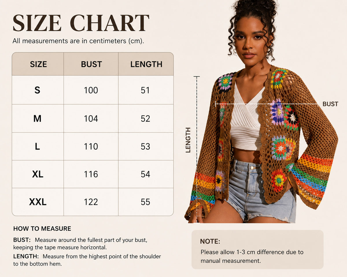 Bohemian Crochet Cardigan