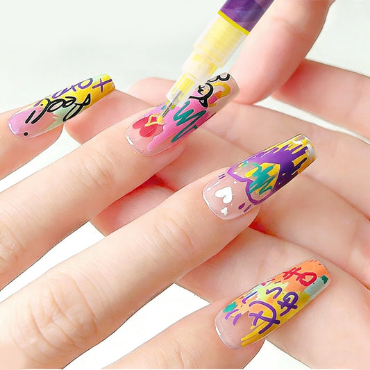 12 Colors Nail Art Pen Set