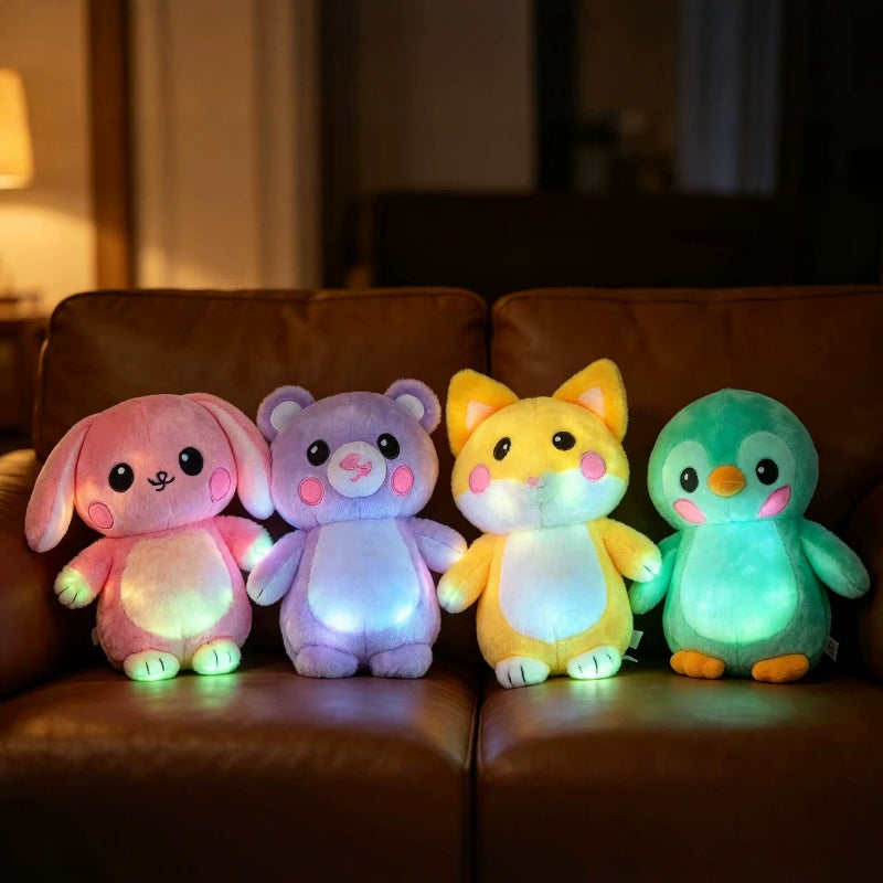Glow-in-the-Dark Plush Toy with Light Pen – Draw & Glow