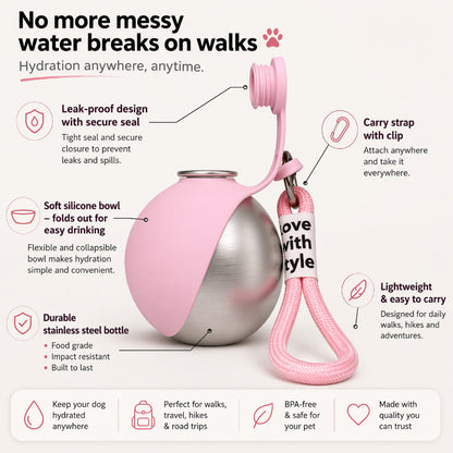 Puppycomfy™ Hundenapf-Trinkflasche