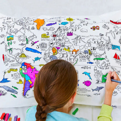 Children's DIY Coloring Pillowcase Set