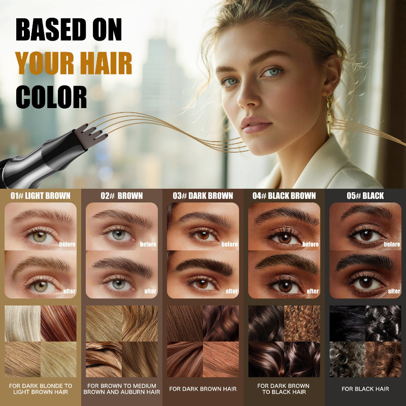 4-Prong Microblading Eyebrow Pencil
