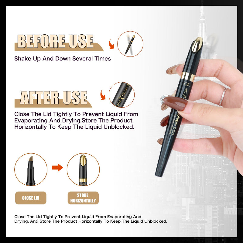 4-Prong Microblading Eyebrow Pencil