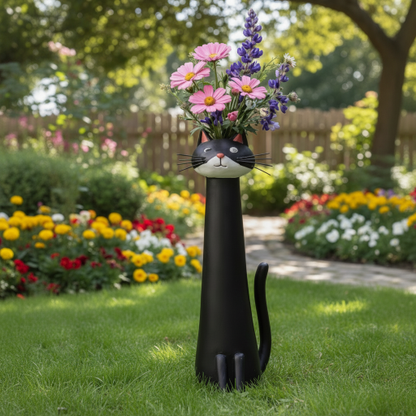 Handmade Quirky Cat-shaped Vase