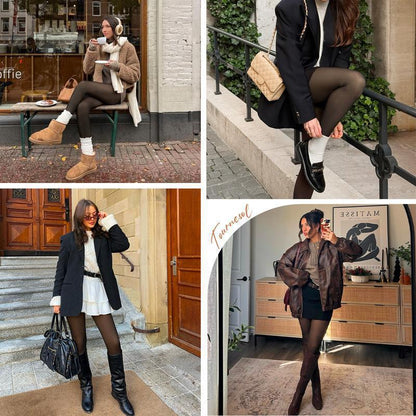 Fleece Lined Tights for Women