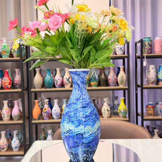 160-Piece 3D Puzzle Vase — DIY Flower Planter for Home Decoration