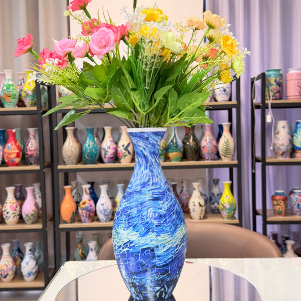 160-Piece 3D Puzzle Vase — DIY Flower Planter for Home Decoration