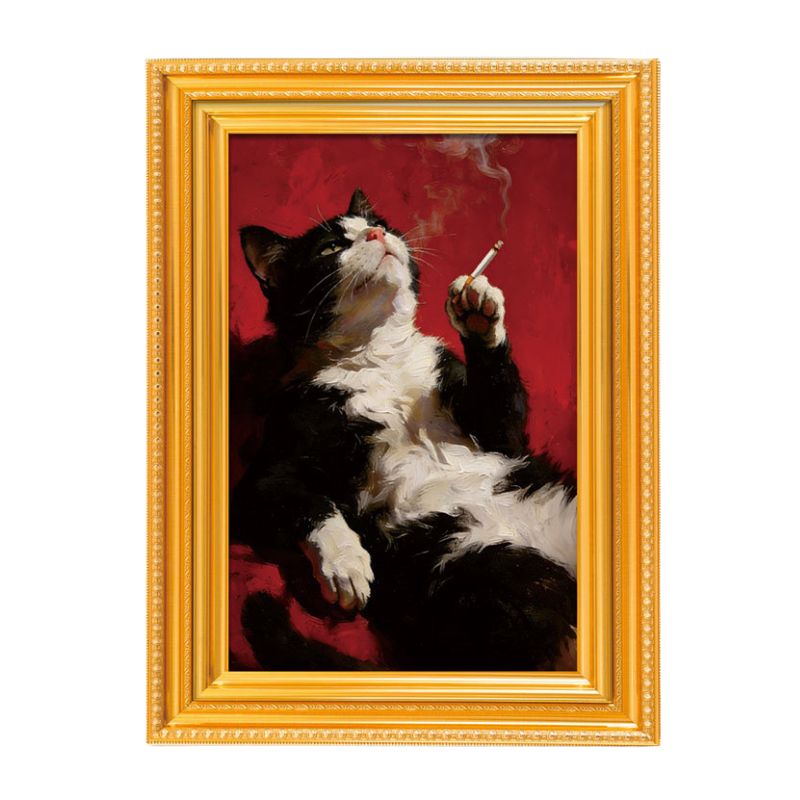 PurrFrame™ Vintage Rebel Cats Fridge Magnets