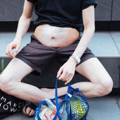 Funny Belly Bag-Realistic Big Belly Novelty Waist Bag