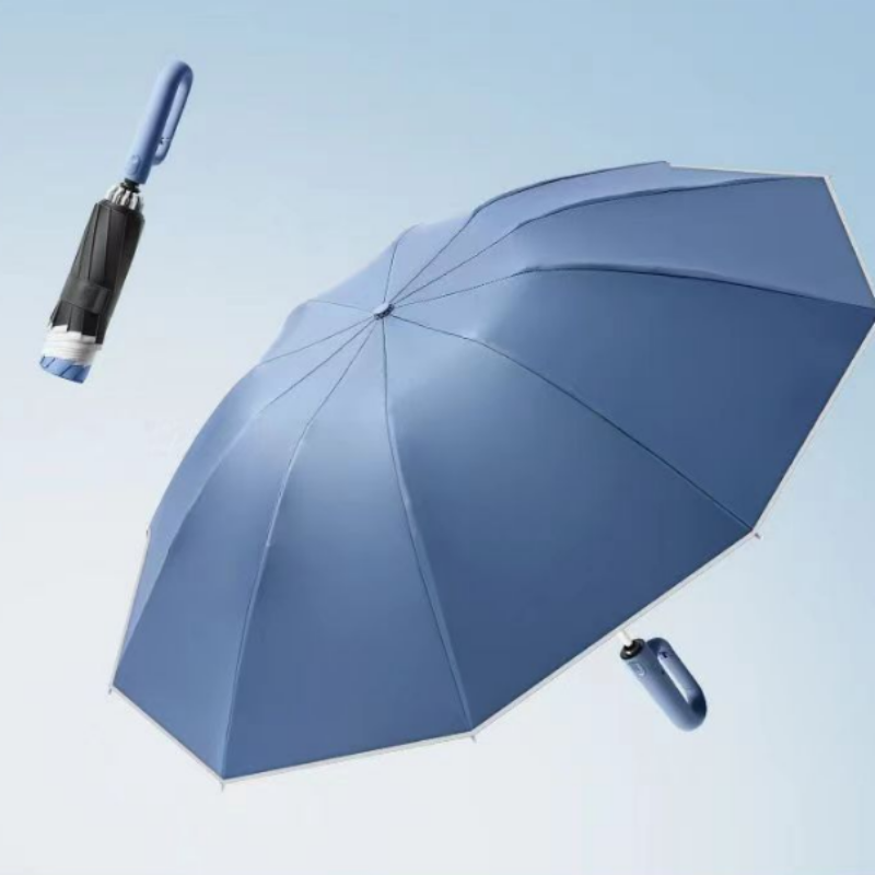 Auto-Open Reflective Umbrella | UPF50+ Sun & Rain Protection