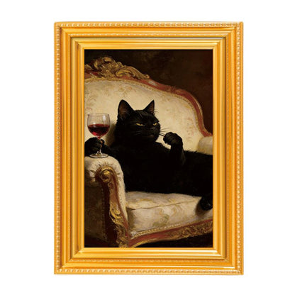 PurrFrame™ Vintage Rebel Cats Fridge Magnets