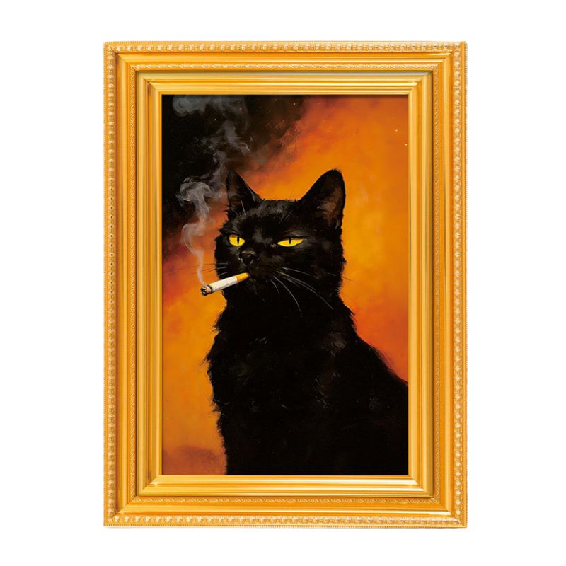 PurrFrame™ Vintage Rebel Cats Fridge Magnets