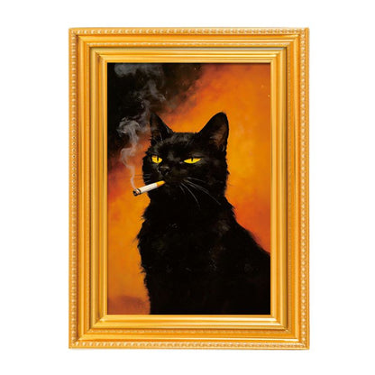 PurrFrame™ Vintage Rebel Cats Fridge Magnets