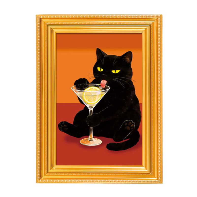 PurrFrame™ Vintage Rebel Cats Fridge Magnets