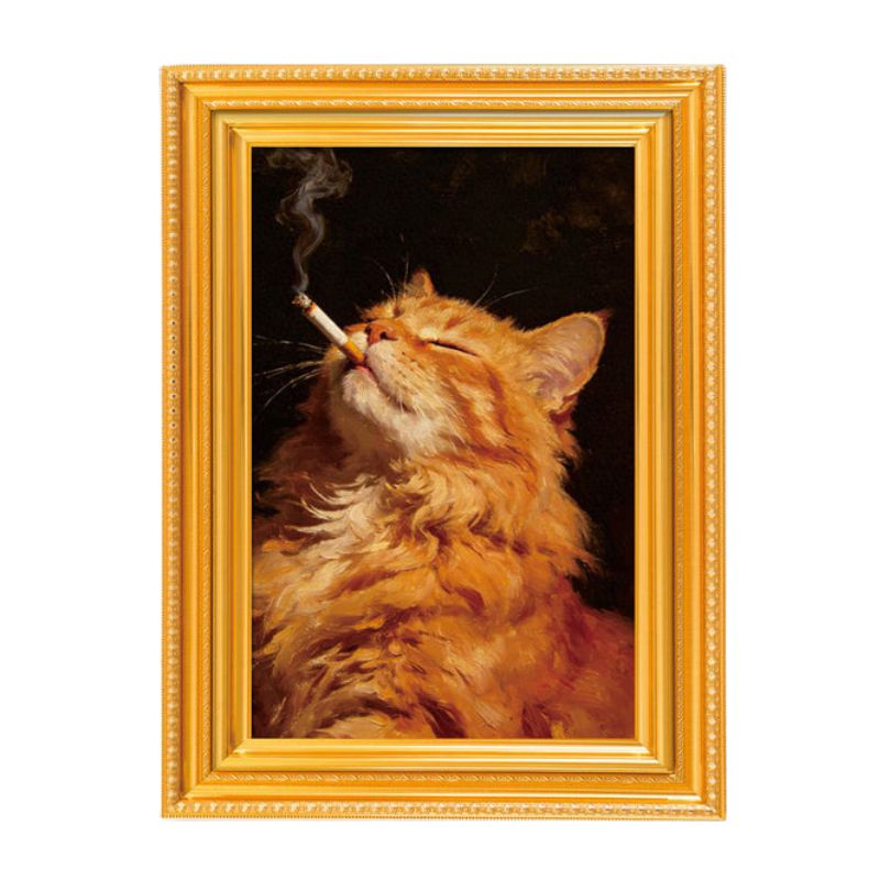 PurrFrame™ Vintage Rebel Cats Fridge Magnets