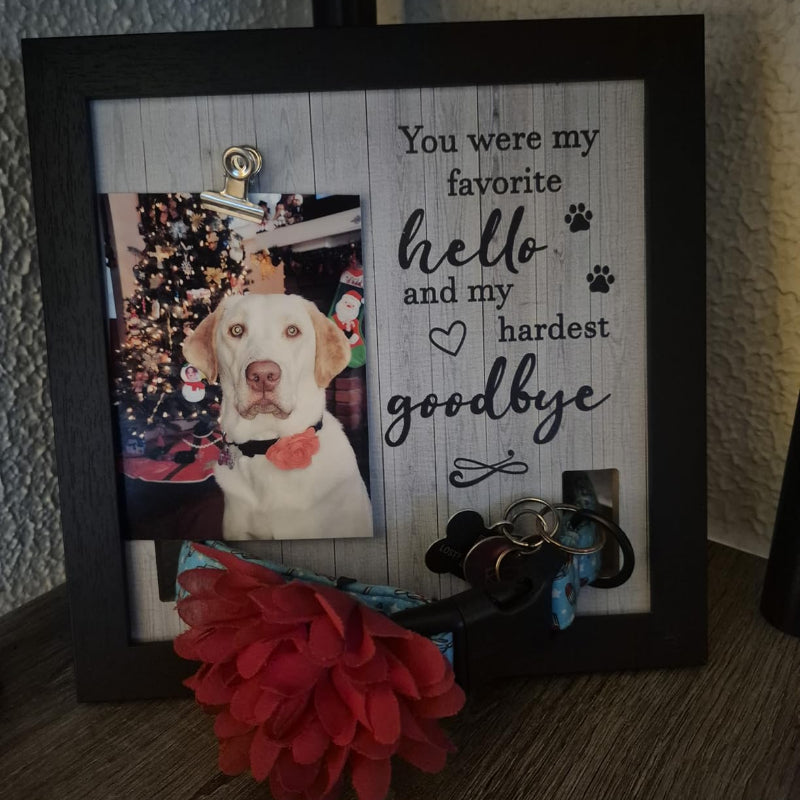 Commemorative Pet Collar Frame