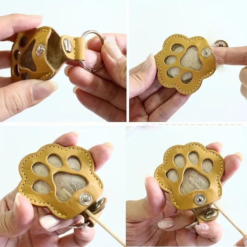 Pet Fur Memorial Keychain