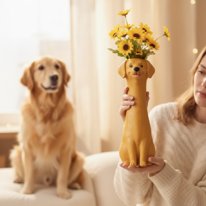 Handmade Quirky Dog-shaped Vase