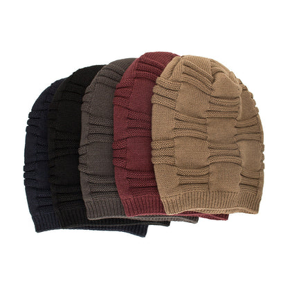 Velvet-Knit Three-Stripe Beanie