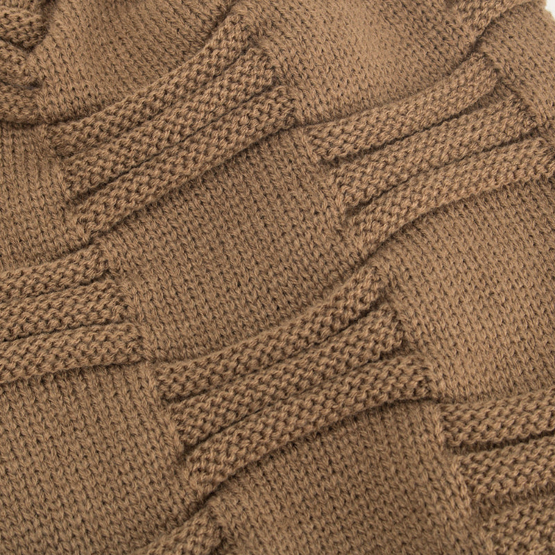 Velvet-Knit Three-Stripe Beanie