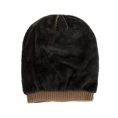 Velvet-Knit Three-Stripe Beanie