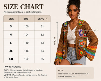 Bohemian Crochet Cardigan