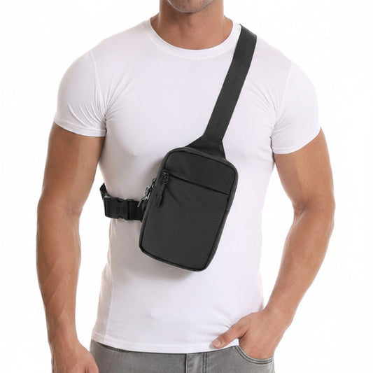 Anti-Theft RFID Sling Bag – Cut-Resistant 500D Nylon Travel Crossbody Bag