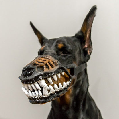 Realistic T-Rex Dog Muzzle for Halloween Costumes