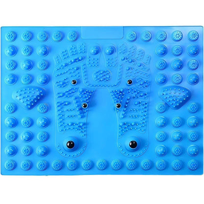 Extra-Large Acupressure Mat & Magnetic Stone Foot Therapy