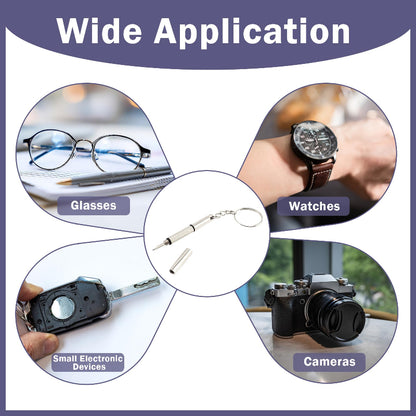 3-in-1 Mini Eyeglass Repair Screwdriver Set