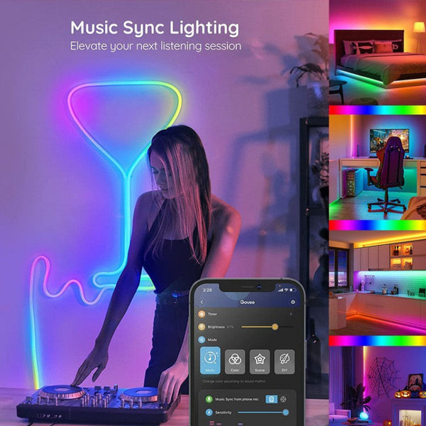5V USB RGB LED Strip Light