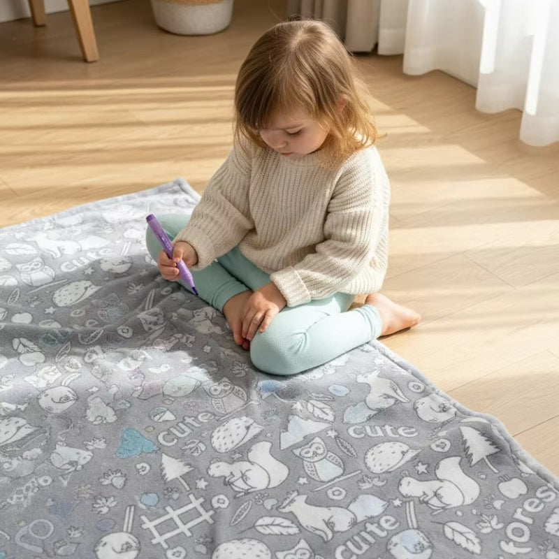 Custom DIY Coloring Blanket