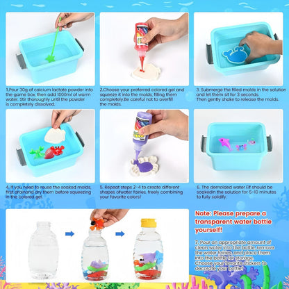 30Pcs DIY Kids Colorful Magic Water Elf Kit