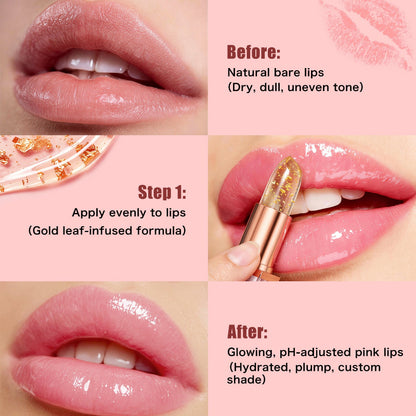 Temperature-Activated Color Changing Lipstick