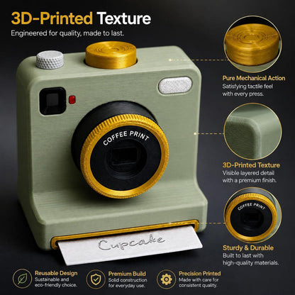 3D Latte Art Coffee Printer — One-Click Design Maker