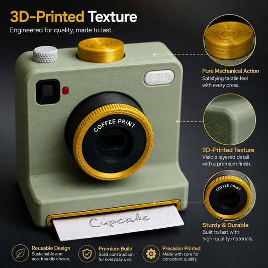 3D Latte Art Coffee Printer — One-Click Design Maker