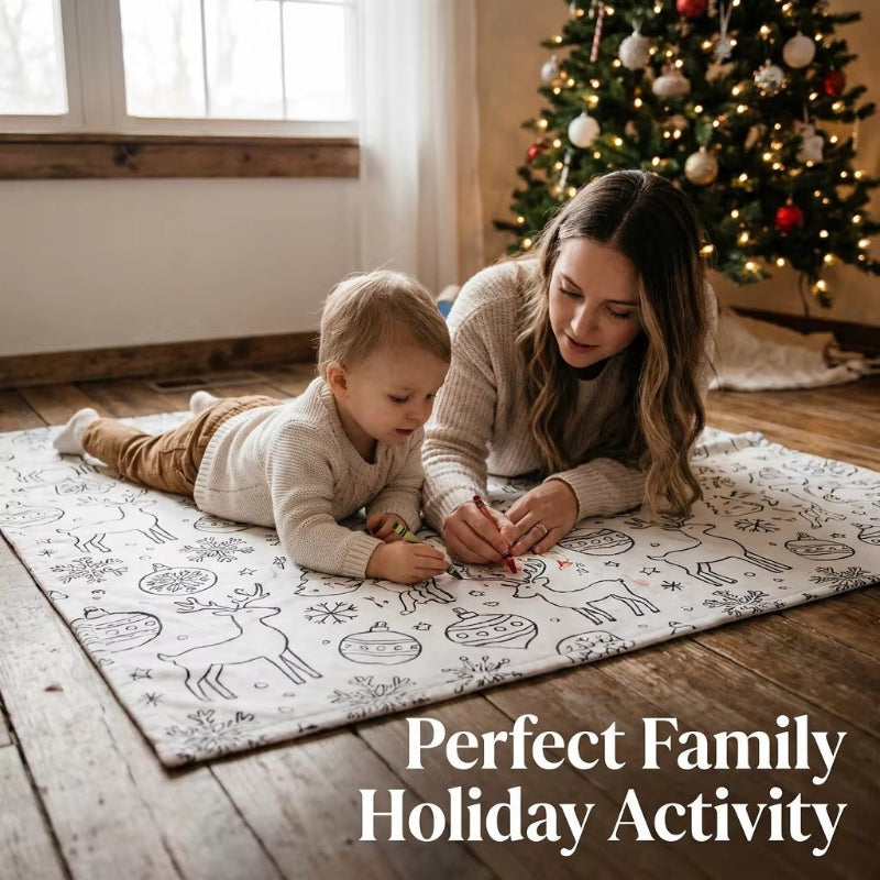 Custom DIY Coloring Blanket