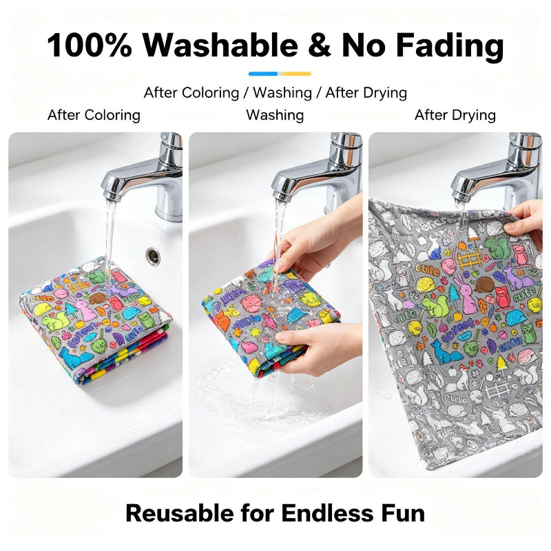 Custom DIY Coloring Blanket