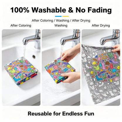 Custom DIY Coloring Blanket