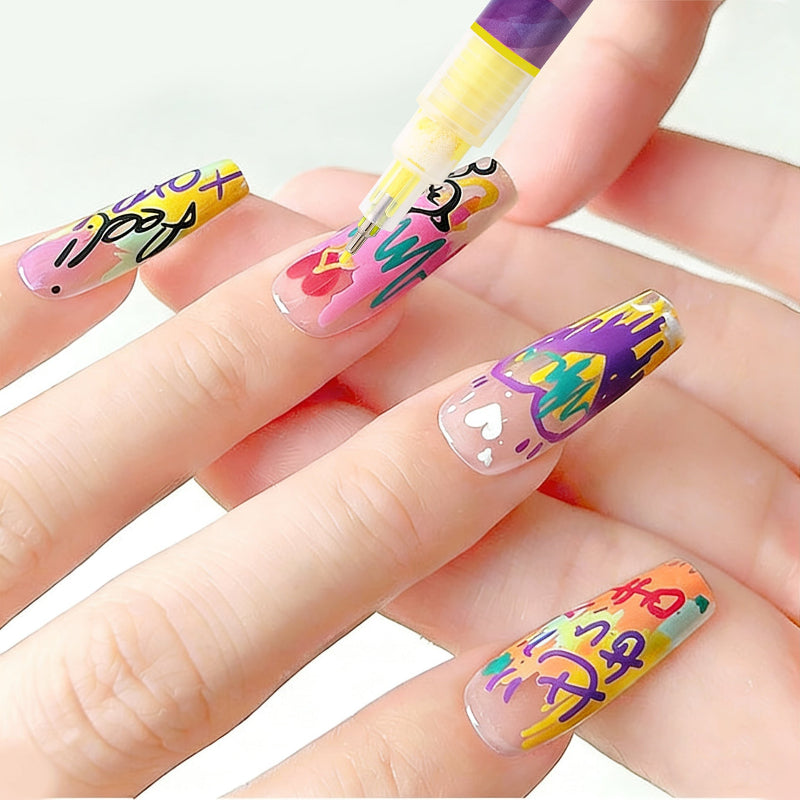 12 Colors Nail Art Pen Set