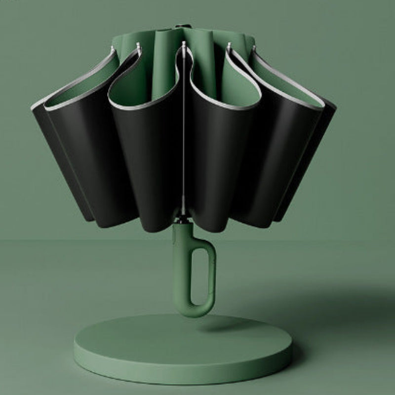 Auto-Open Reflective Umbrella | UPF50+ Sun & Rain Protection