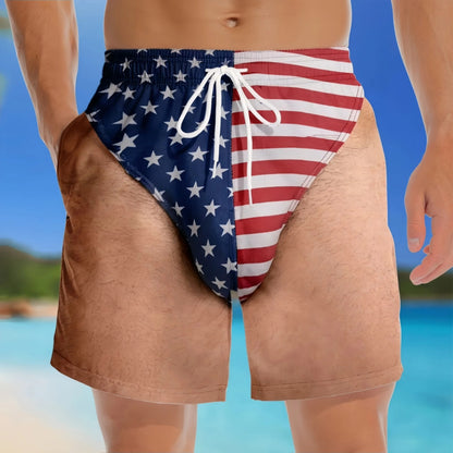 Funny Men’s Swim Trunks