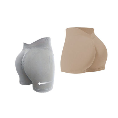 V-Waist High Waist Yoga Shorts for Women