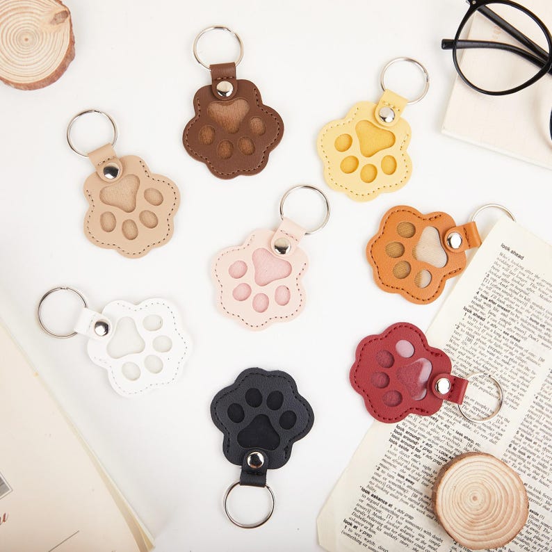 Pet Fur Memorial Keychain