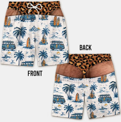 Funny Men’s Swim Trunks