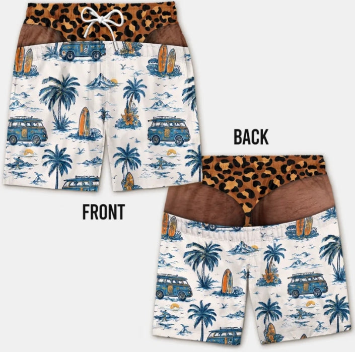 Funny Men’s Swim Trunks