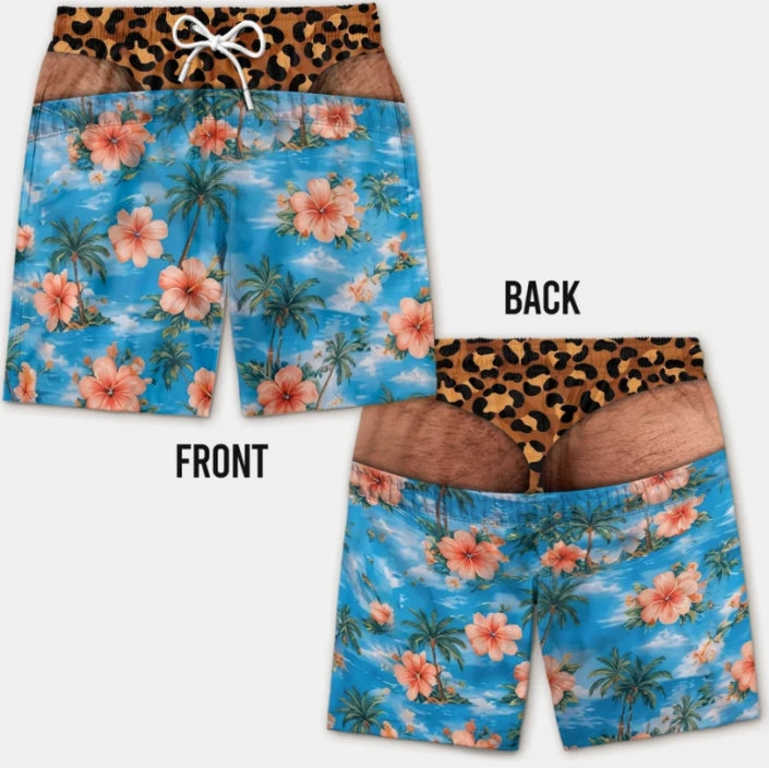 Funny Men’s Swim Trunks