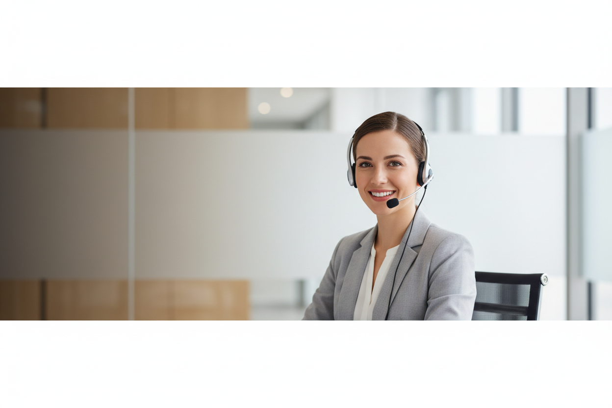 Professional Customer Service Banner
