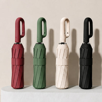 Auto-Open Reflective Umbrella | UPF50+ Sun & Rain Protection