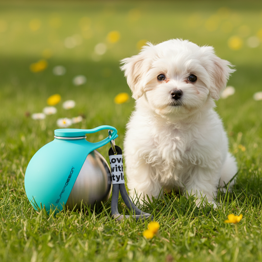 Puppycomfy™ Dog Water Bottle with Bowl